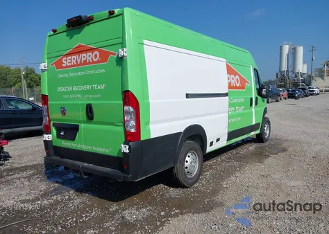 2023 Ram Promaster 3500 Cargo Van High Roof 159 Wb Ext from USA, damaged, VIN 3C6MRVJG6PE514704